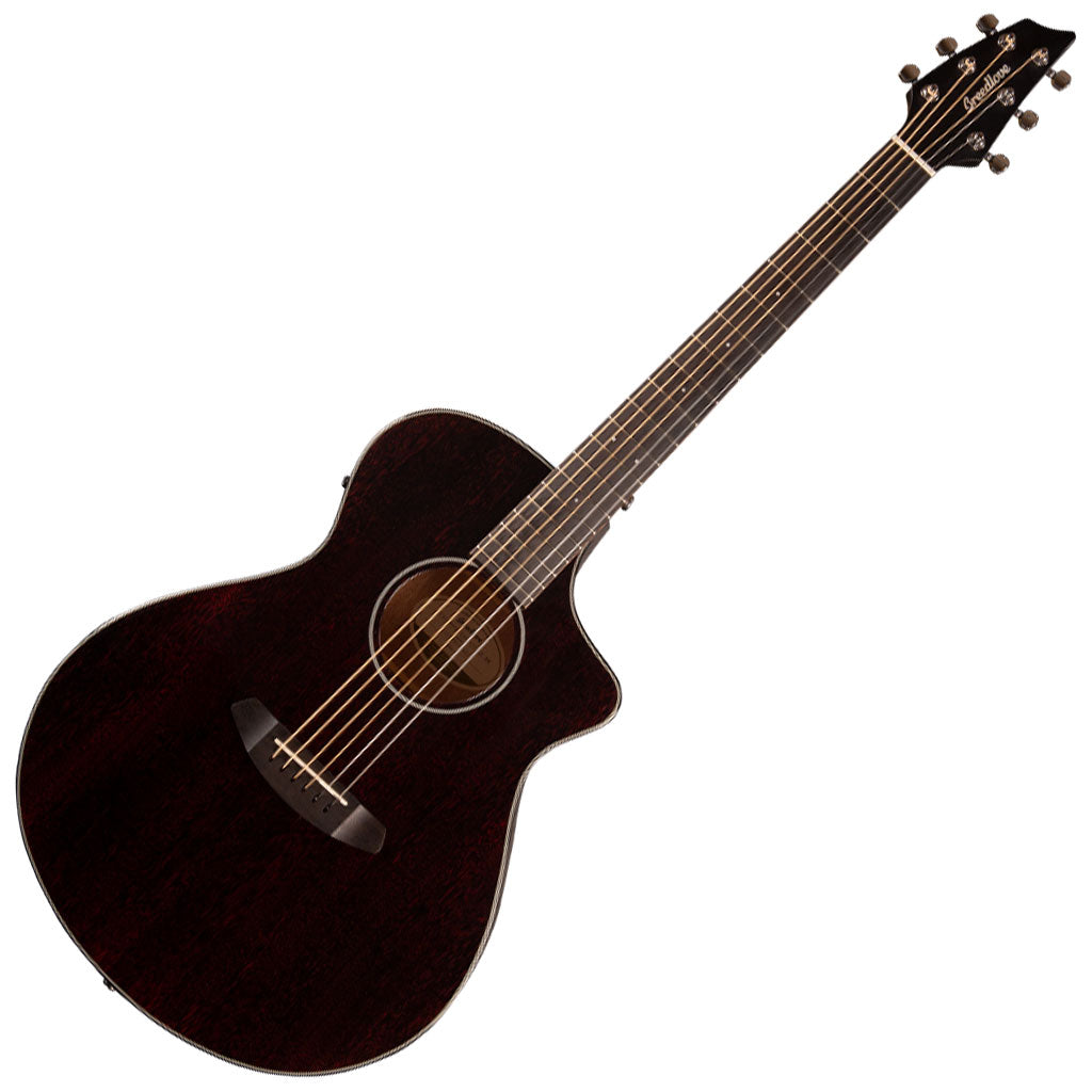 Breedlove Discovery Concert CE Black Widow All Mahogany Limited Edition Acoustic Electric Guitar