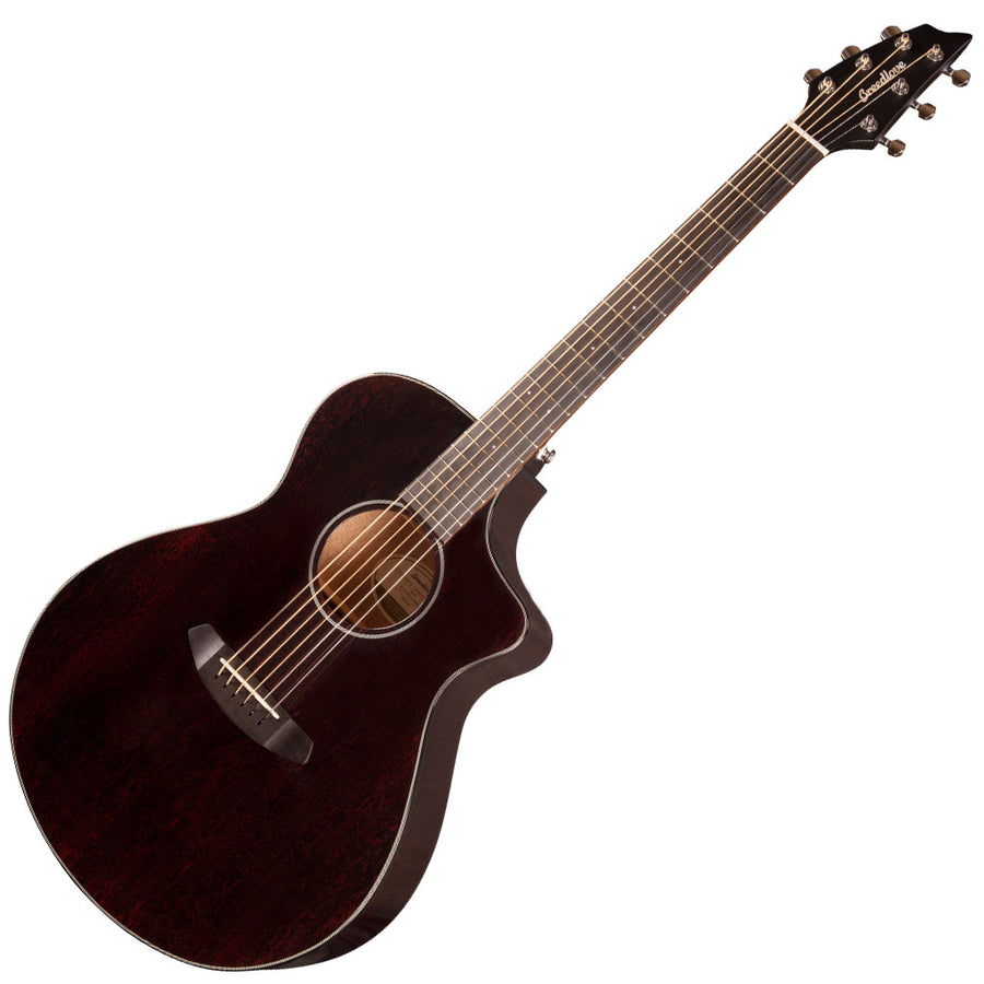 Breedlove Discovery Concert CE Black Widow All Mahogany Limited Edition Acoustic Electric Guitar