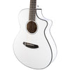 Breedlove Discovery Concert Satin White Limited Edition Acoustic Electric Guitar