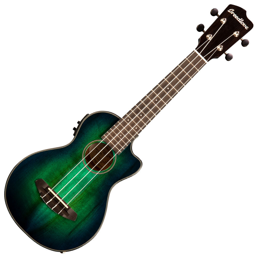 Breedlove Lu'au Concert CE 'Lagoon Burst' All Myrtlewood Ukulele