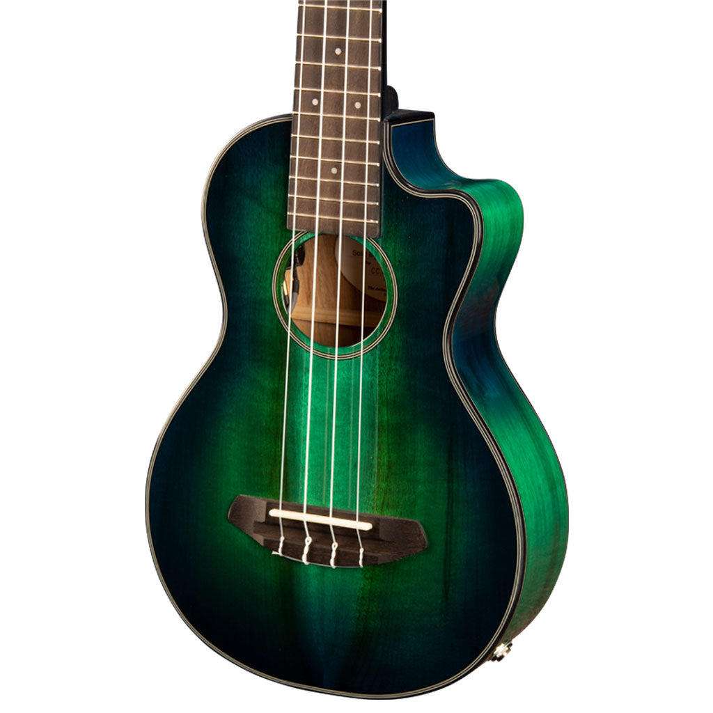 Breedlove Lu'au Concert CE 'Lagoon Burst' All Myrtlewood Ukulele