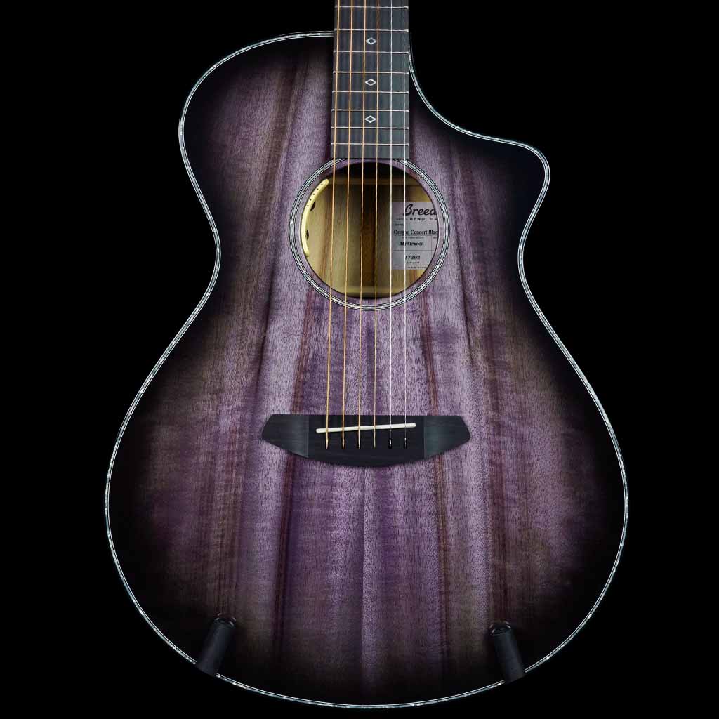 Breedlove Oregon Concert Blackberry CE Limited Edition Acoustic Electric Guitar