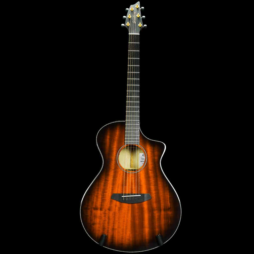 Breedlove Oregon Concert Bourbon CE All Myrtlewood Acoustic Electric Guitar  - Includes Case Breedlove Acoustic Guitar The Oregon Concert CE Bourbon Myrtlewood  Myrtlewood is a versatile play style acoustic-electric guitar that has