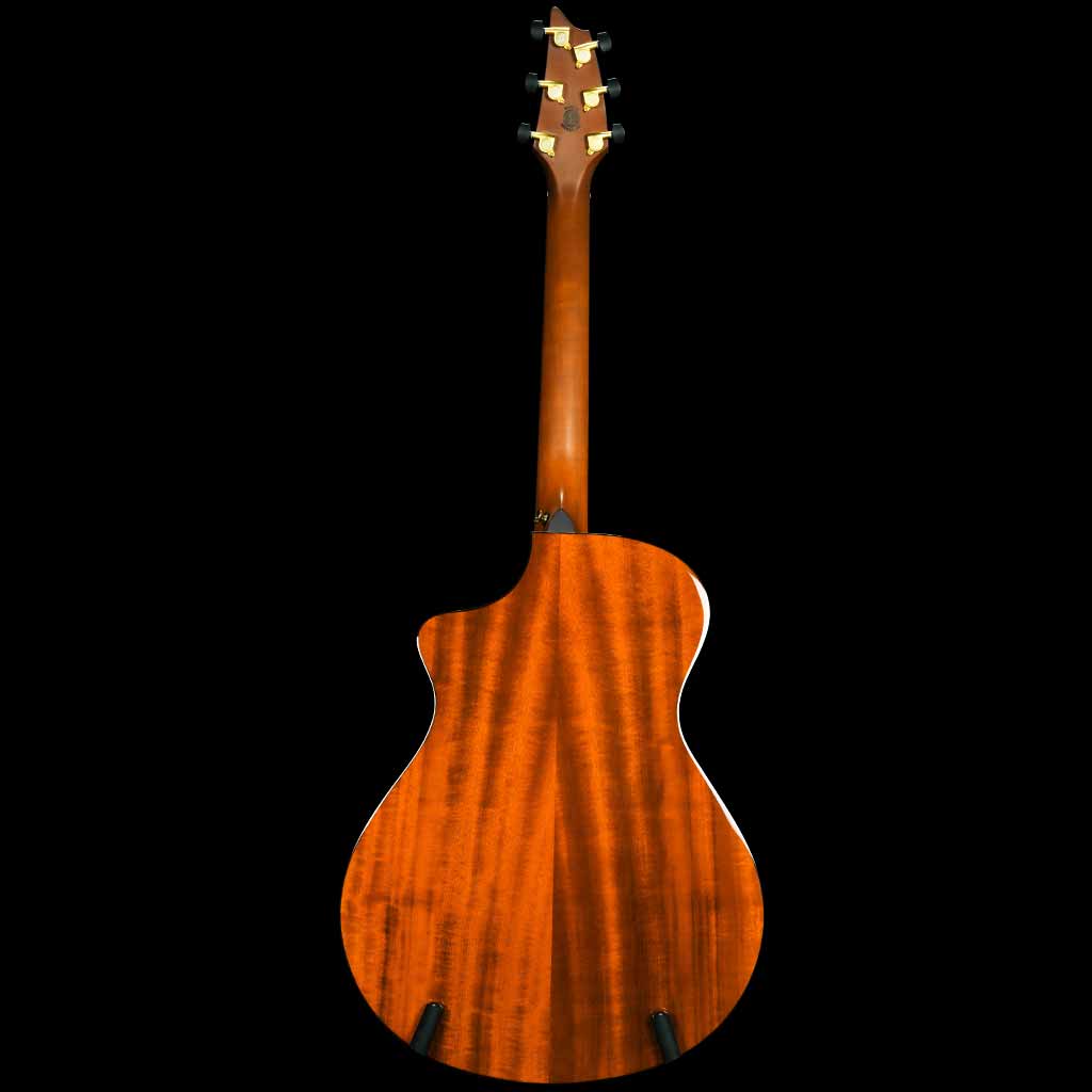 Breedlove Oregon Concert Bourbon CE All Myrtlewood Acoustic Electric Guitar - Includes Case