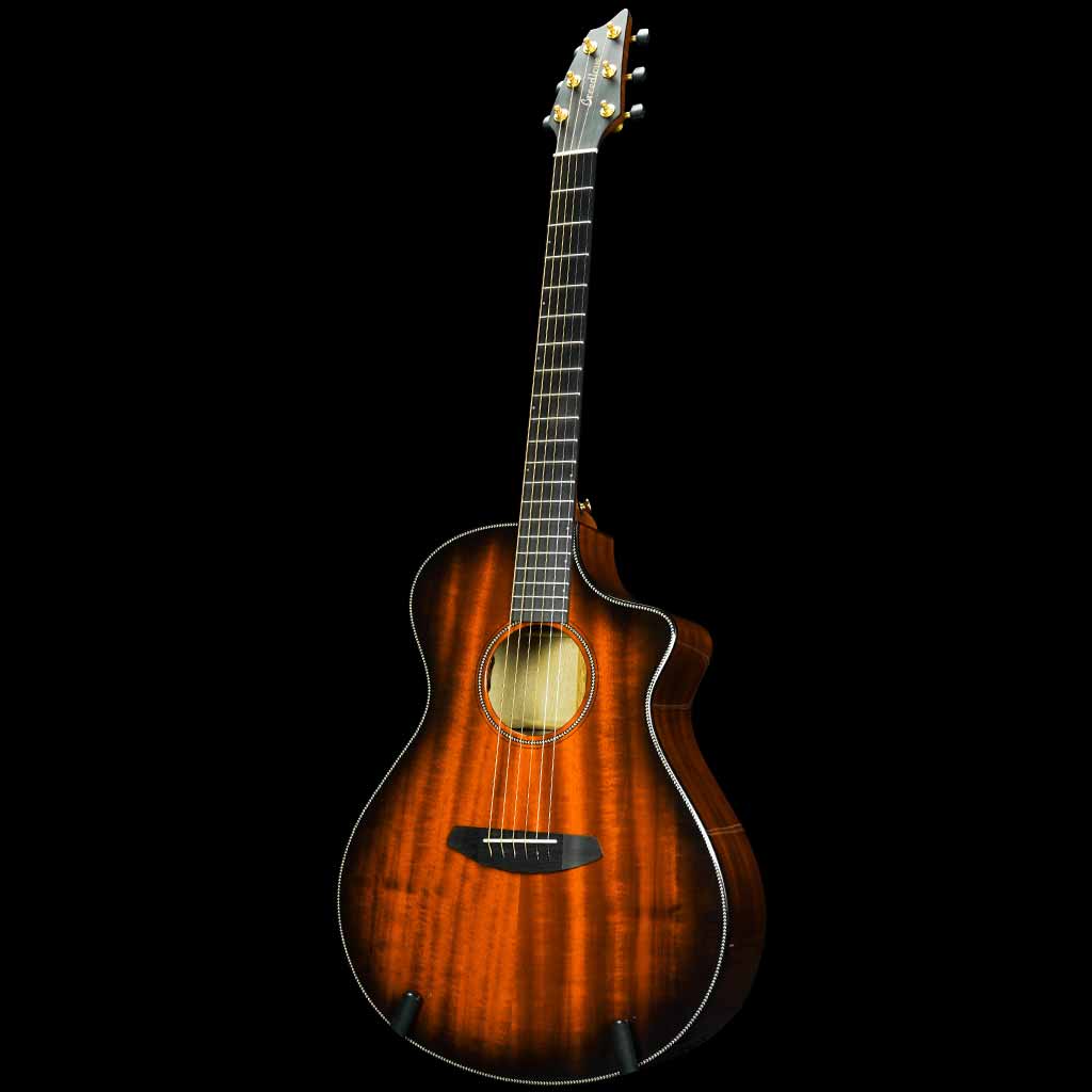 Breedlove Oregon Concert Bourbon CE All Myrtlewood Acoustic Electric Guitar - Includes Case