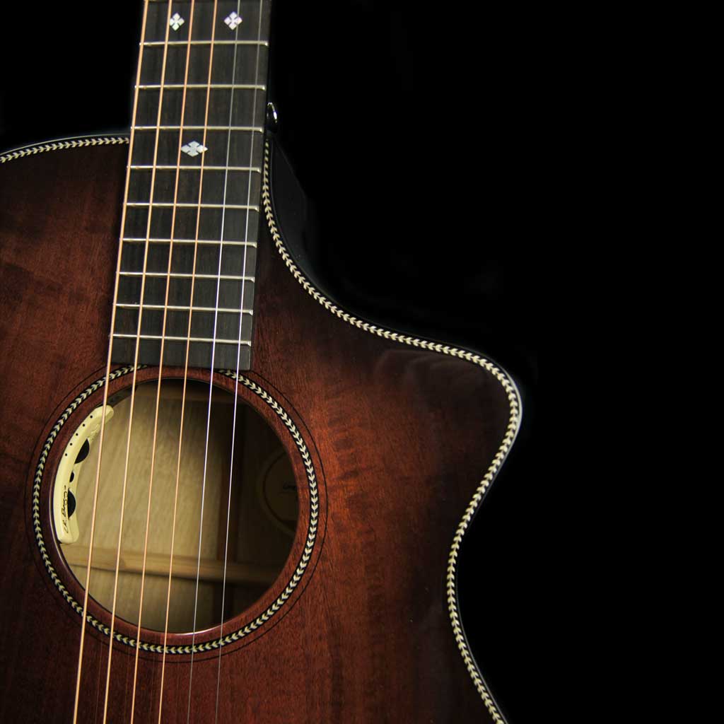 Breedlove Oregon Concert CE Black Cherry Limited Edition Acoustic Guitar
