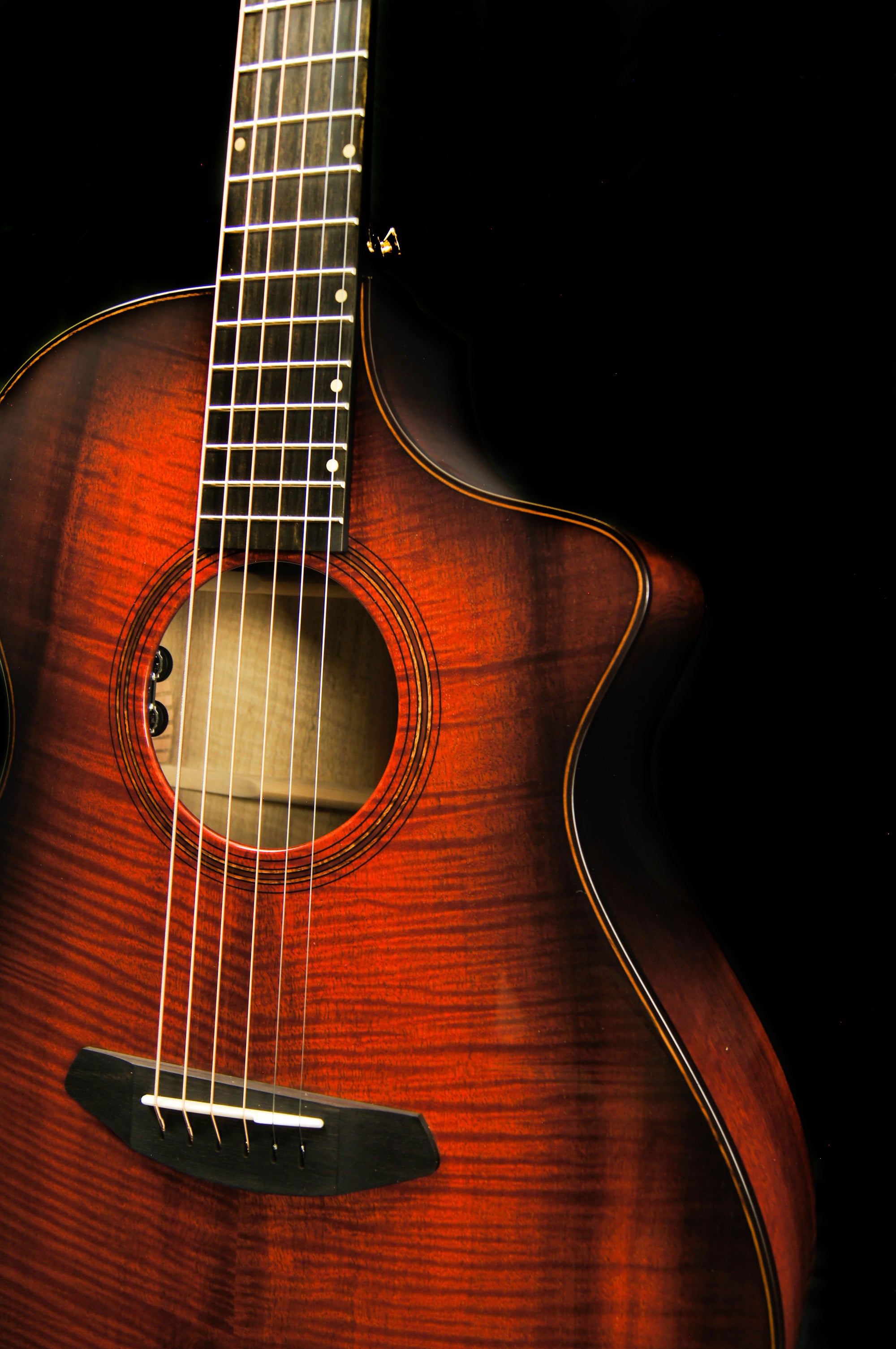 Breedlove Oregon Concert CE Sunset Burst Limited Edition Acoustic Electric Guitar