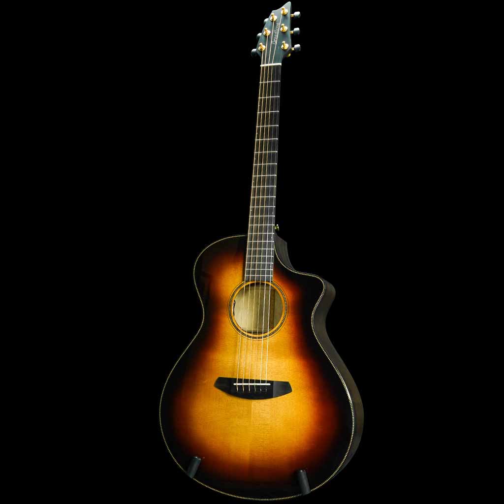 Breedlove Oregon Concert Whiskey Burst CE Sitka Spruce/Myrtlewood Acoustic Electric Guitar - Includes Case