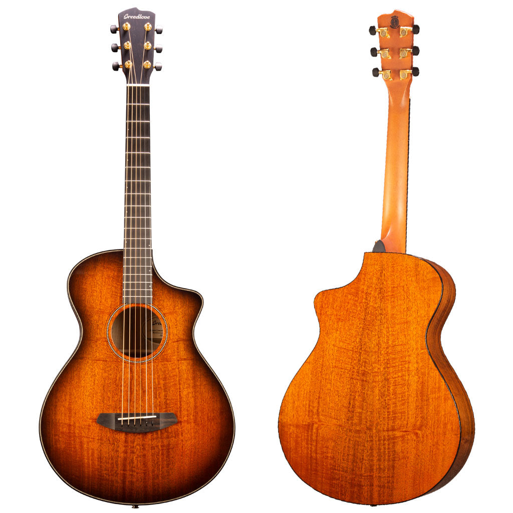 Breedlove Concertina CE Bourbon All Myrtlewood Acoustic Electric Guitar