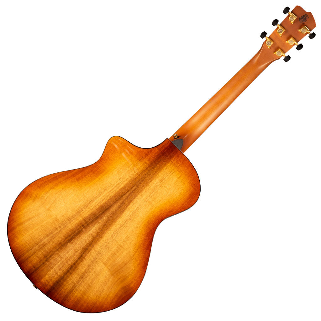 Breedlove Oregon Concertina CE Cinnamon Burst All Myrtlewood Acoustic Electric Guitar