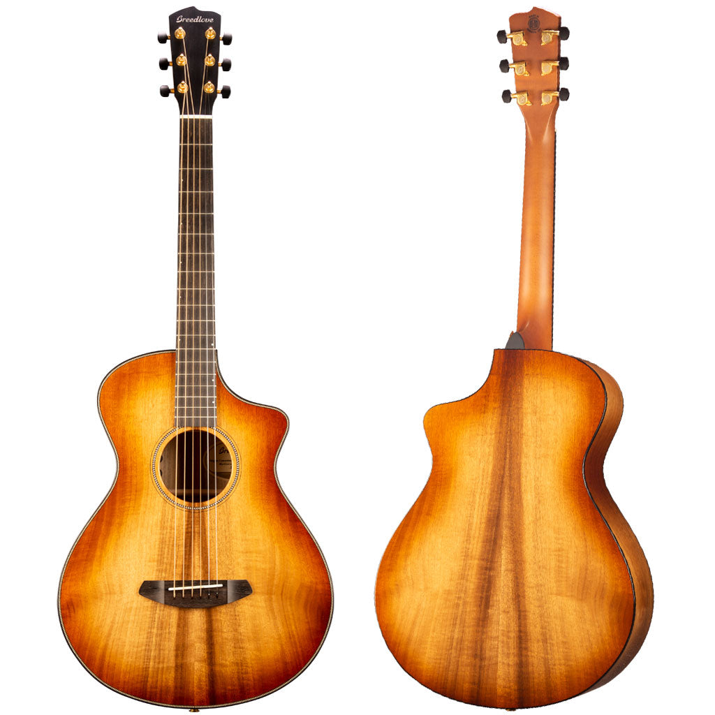 Breedlove Oregon Concertina CE Cinnamon Burst All Myrtlewood Acoustic Electric Guitar