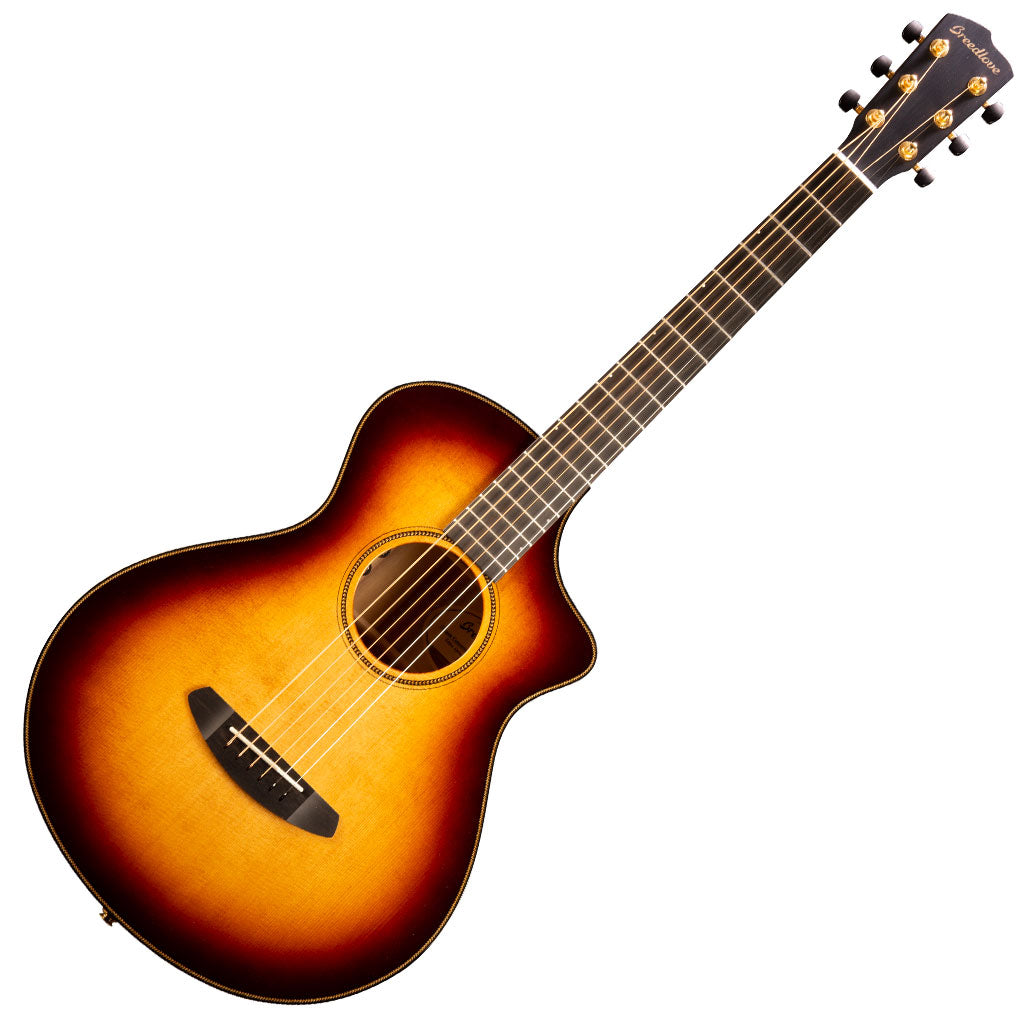 Breedlove Oregon Concertina CE Whiskey Burst Sitka Spruce/Myrtlewood Acoustic Electric Guitar