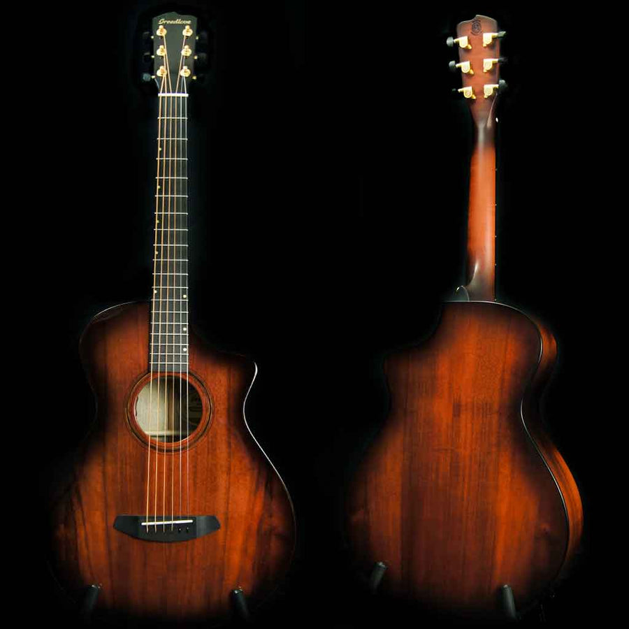 Breedlove Oregon Series Concertina CE All Solid Mrytlewood Acoustic Electric Guitar in Sunset Burst