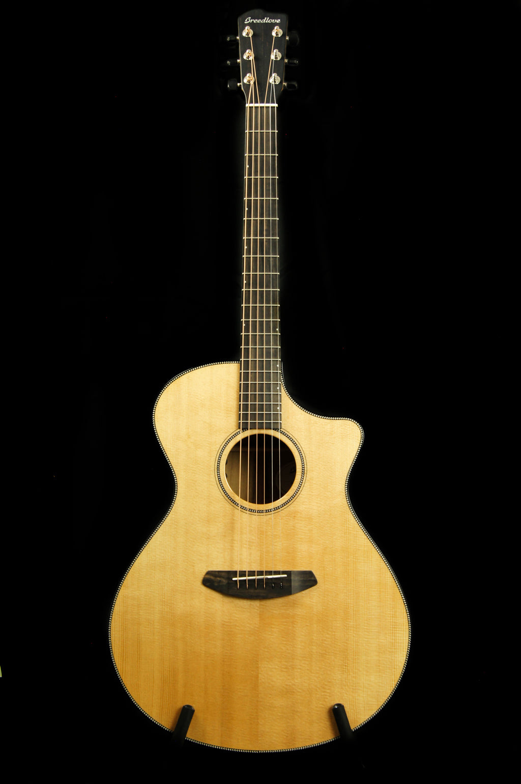 Breedlove Oregon Series Concerto CE Sitka Spruce/Myrtlewood Acoustic Electric Guitar - Includes Case