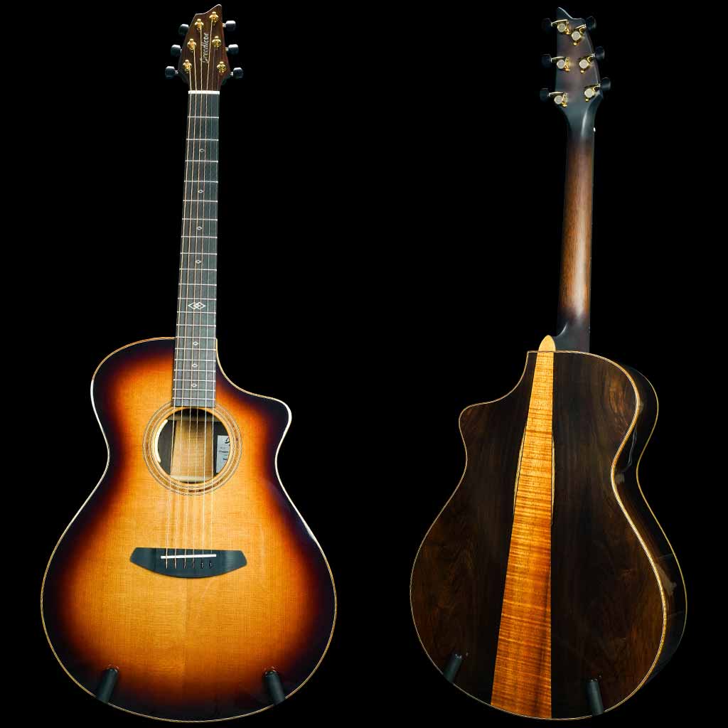 Breedlove Premier Concert Edgeburst CE Red Cedar and Brazilian Rosewood Limited Edition Acoustic Guitar