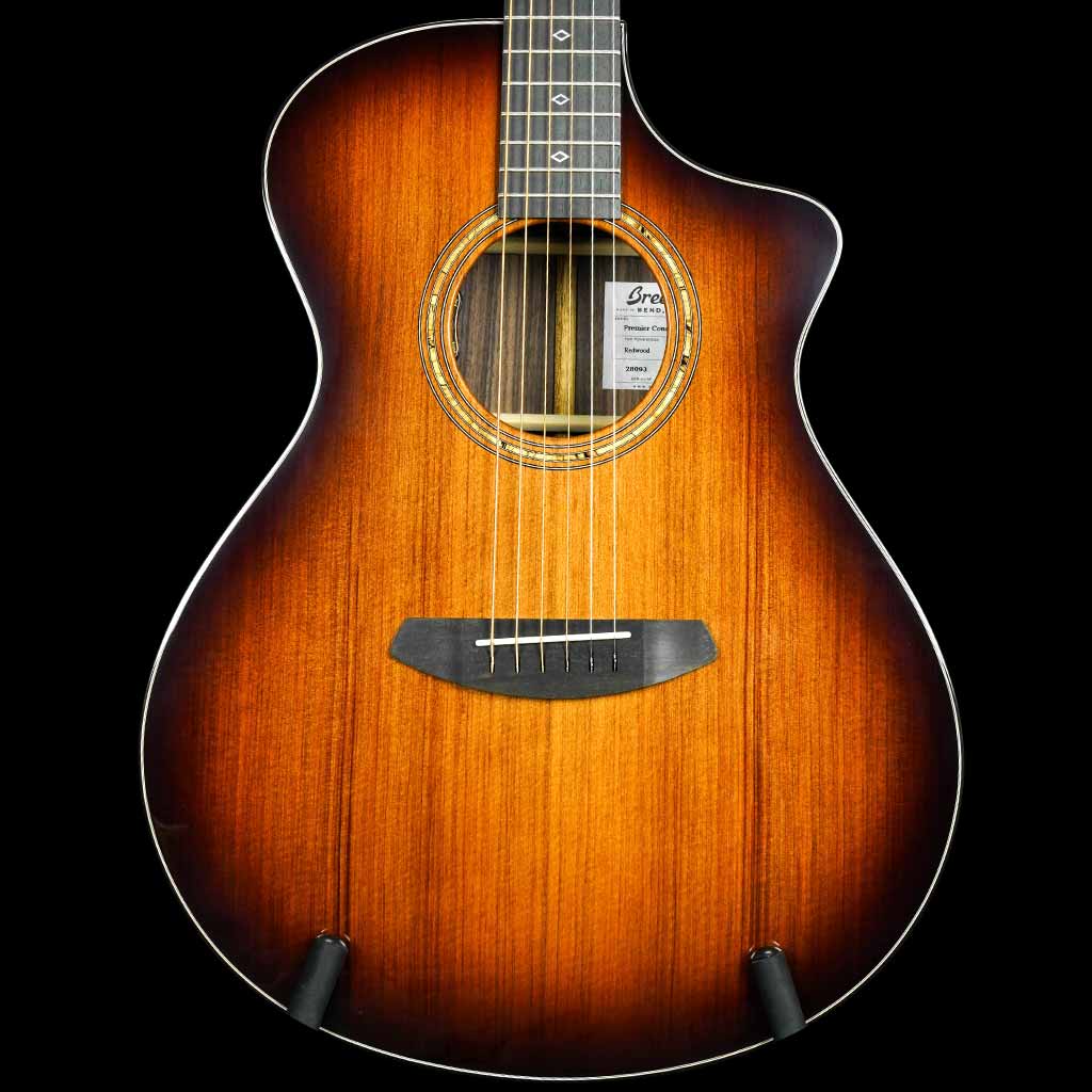 Breedlove Premier Concert Edgeburst CE Redwood/Rosewood Acoustic Guitar