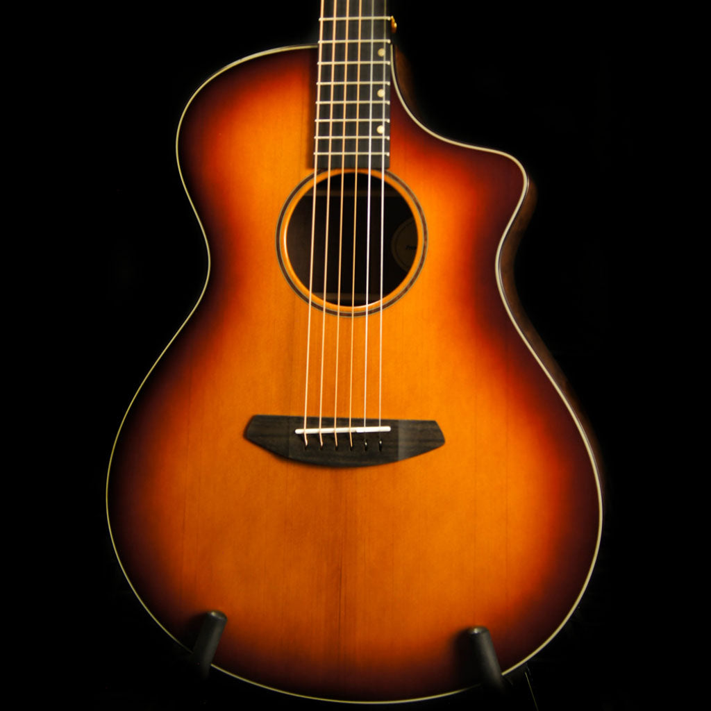 Breedlove Premier Concert Cutaway w/Solid Port Orford Cedar Top and Solid Walnut Back and Sides in Cognac Burst