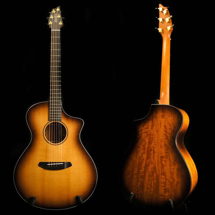 Breedlove Premier Concert CE Limited Run w/Solid Sitka Spruce Top and Figured Mahogany Back and Sides in Walnut Burst