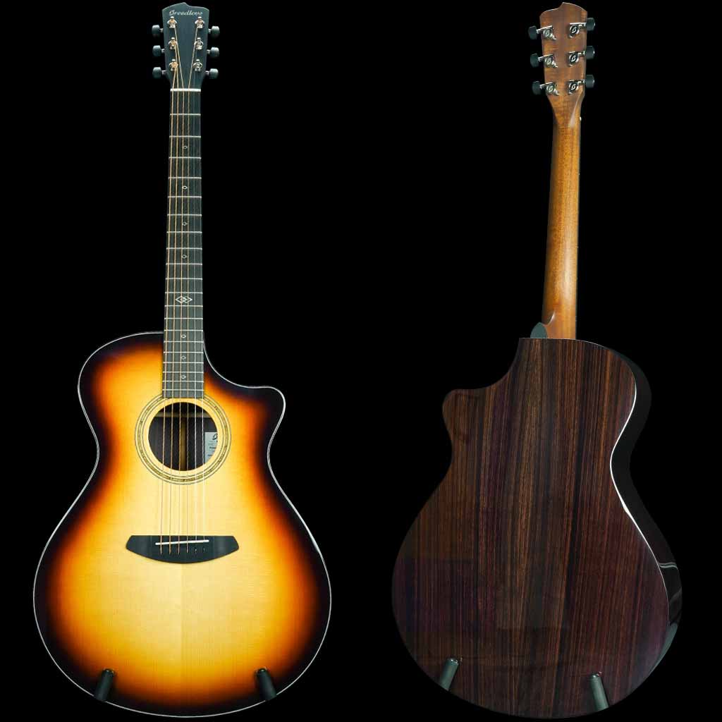 Breedlove Premier Concerto Burnt Amber CE Adirondack Spruce/Rosewood Acoustic Guitar