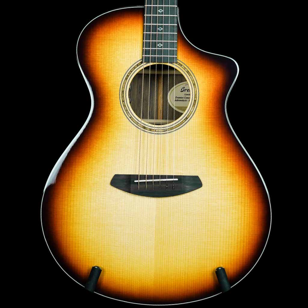 Breedlove Premier Concert Burnt Amber CE LTD Adirondack Spruce/Brazilian Rosewood Acoustic Guitar