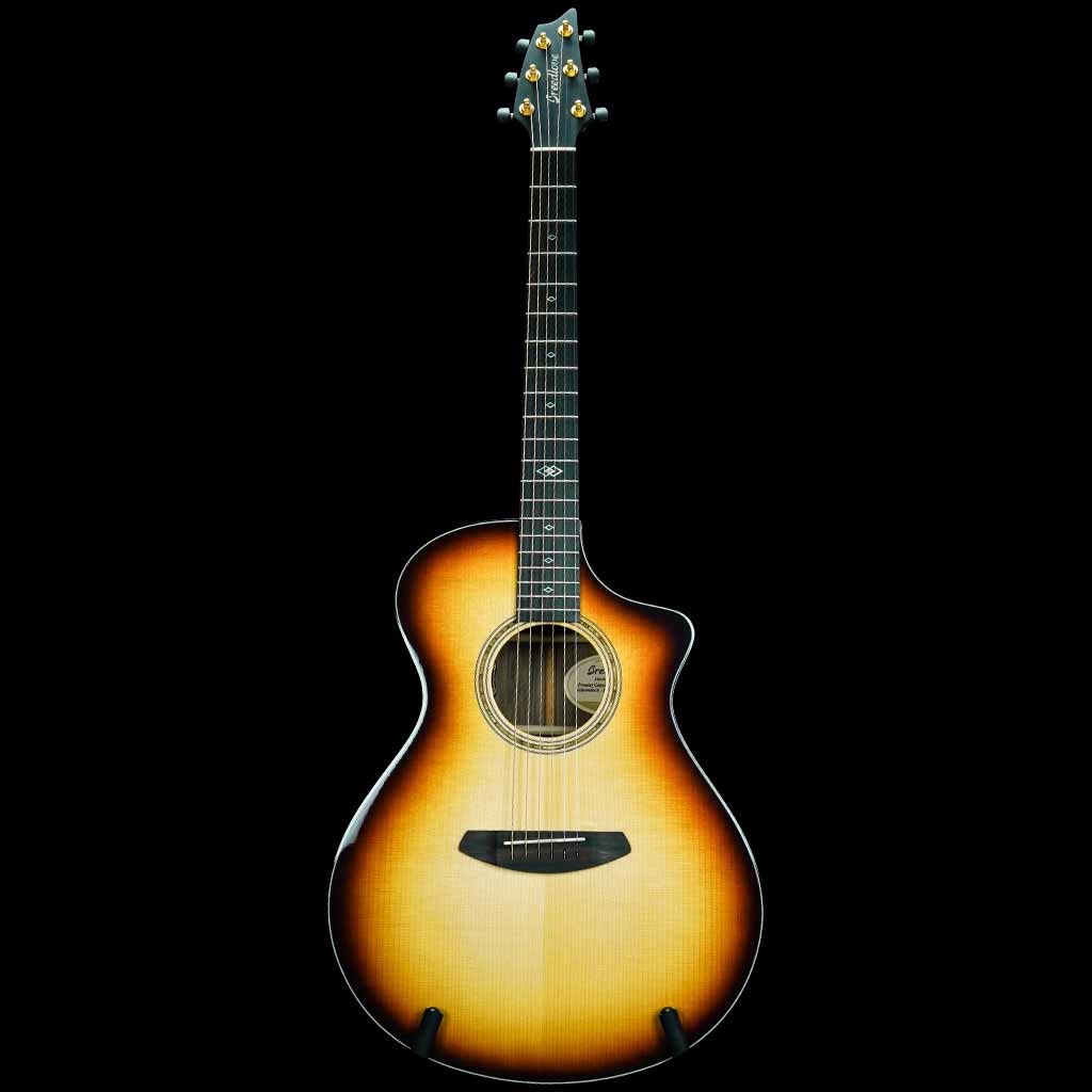 Breedlove Premier Concert Burnt Amber CE LTD Adirondack Spruce/Brazilian Rosewood Acoustic Guitar