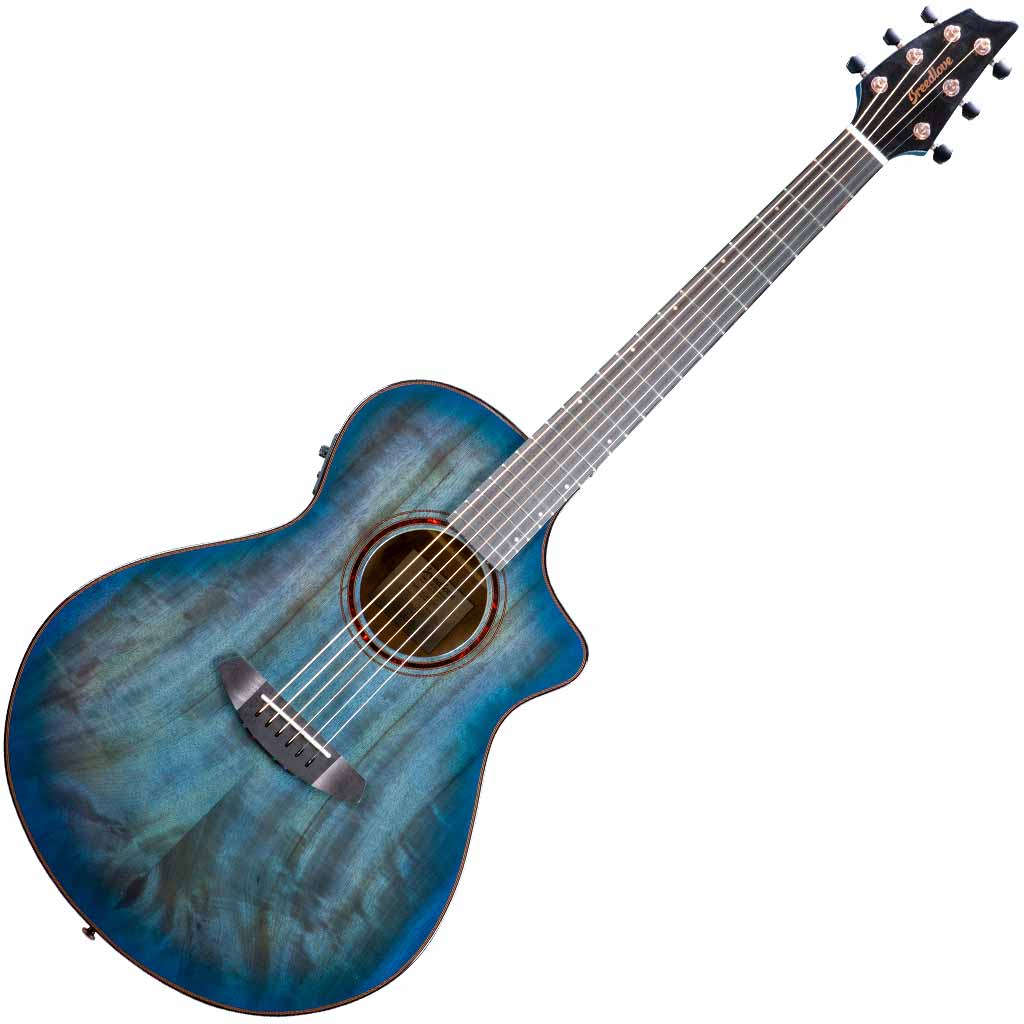 Breedlove Pursuit Exotic S Concert Blue Eyes CE All Myrtlewood Limited Edition Acoustic Electric Guitar