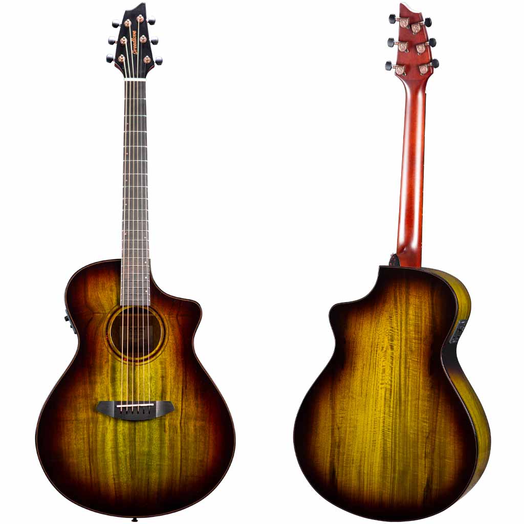 Breedlove Pursuit Exotic S Concert Earthsong CE All Myrtlewood Limited Edition Acoustic Guitar