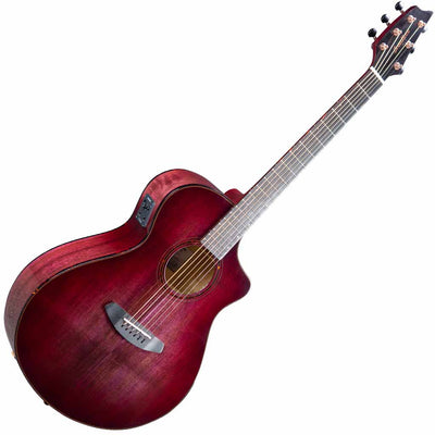 Breedlove Pursuit Exotic S Concert Pinot Burst CE All Myrtlewood Limited Edition Acoustic Guitar