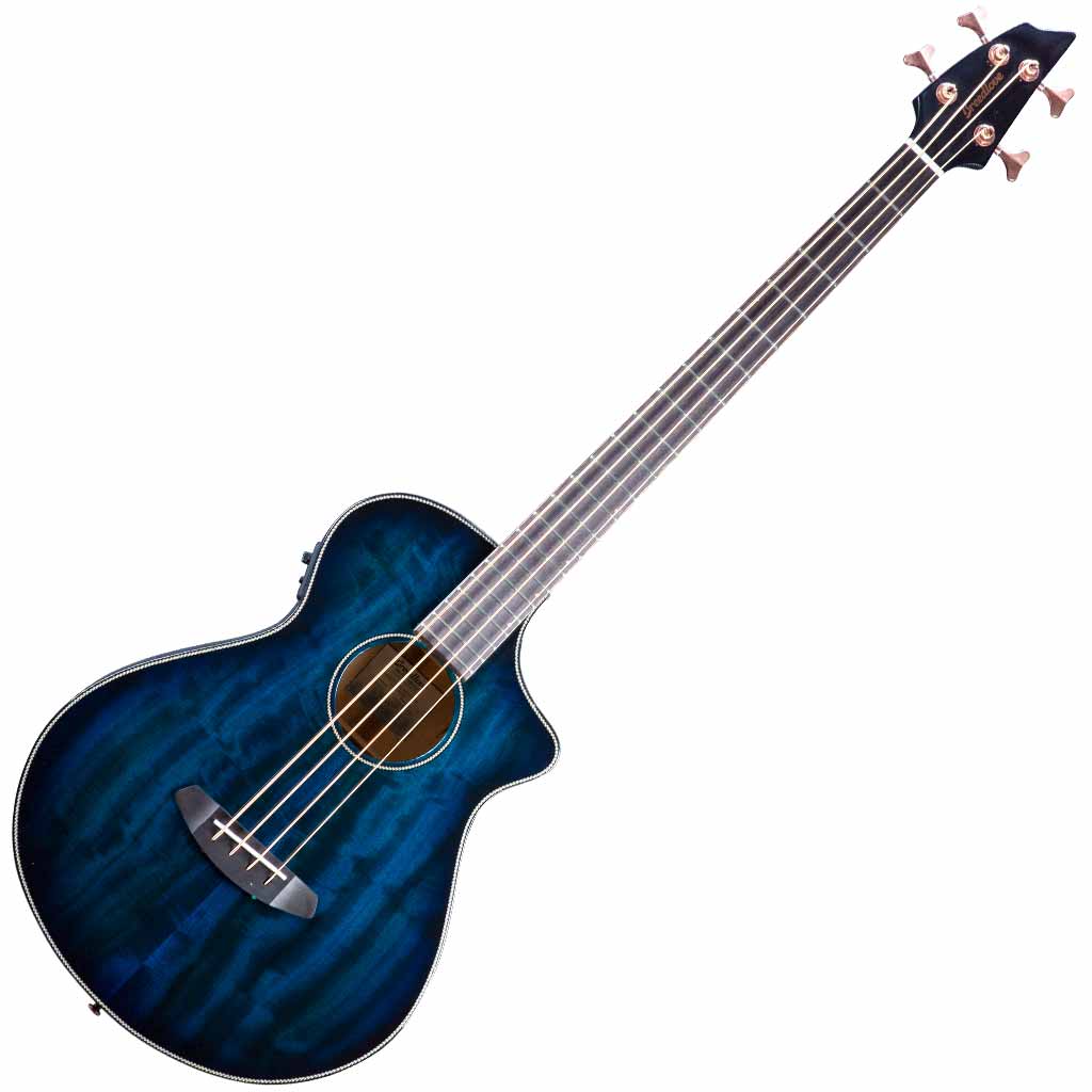 Breedlove Pursuit Exotic S Concert Twilight CE All Myrtlewood Acoustic Bass Guitar