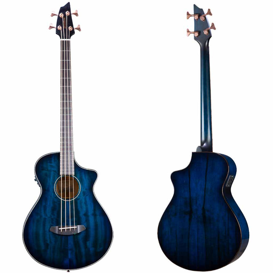 Breedlove Pursuit Exotic S Concert Twilight CE All Myrtlewood Acoustic Bass Guitar