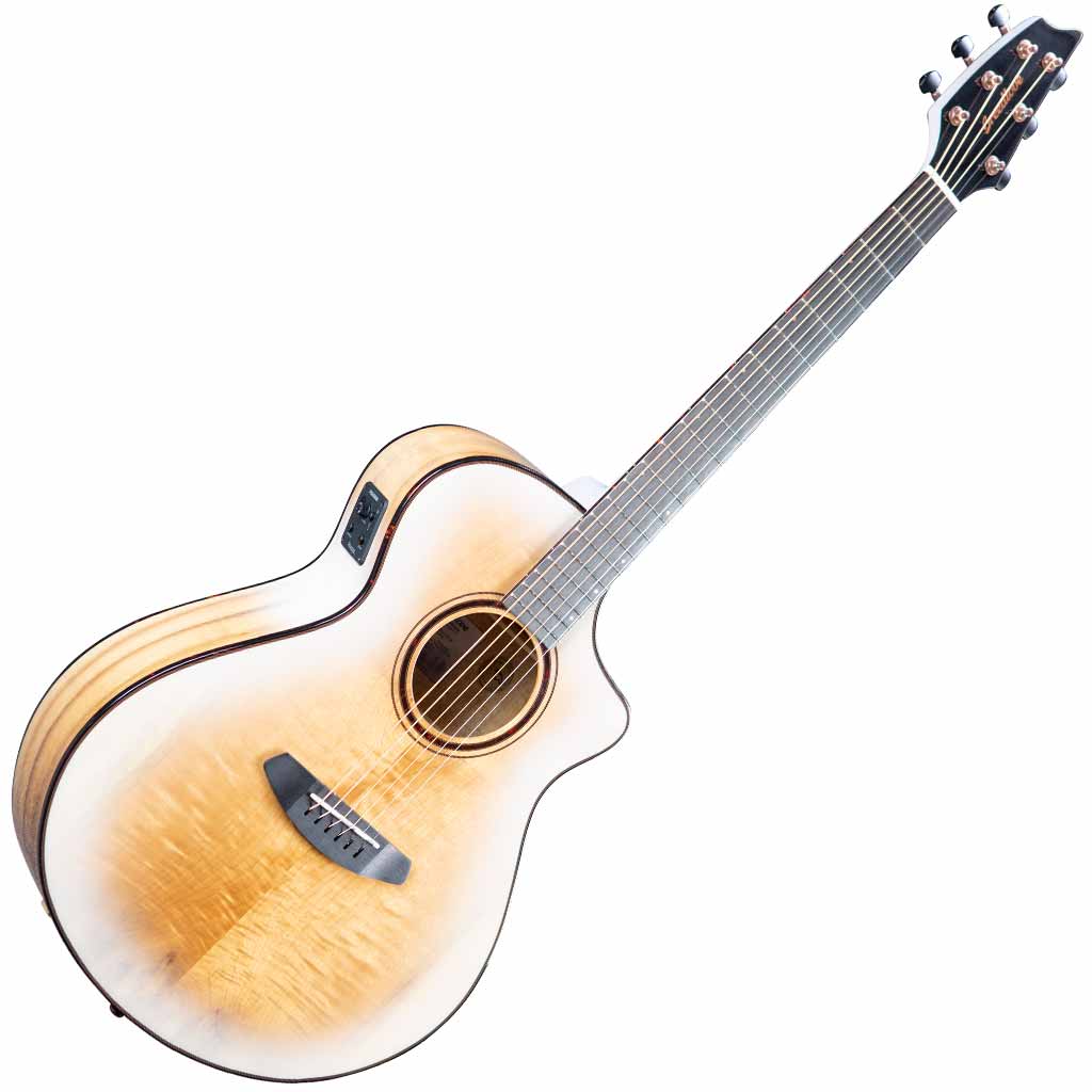 Breedlove Pursuit Exotic S Concert White Sand CE All Myrtlewood Limited Edition Acoustic Guitar