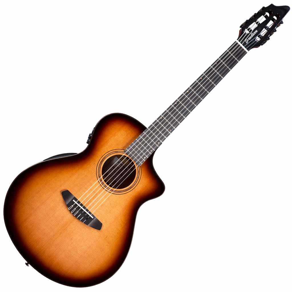 Breedlove Solo Pro Concert Edgeburst Nylon CE Acoustic Guitar