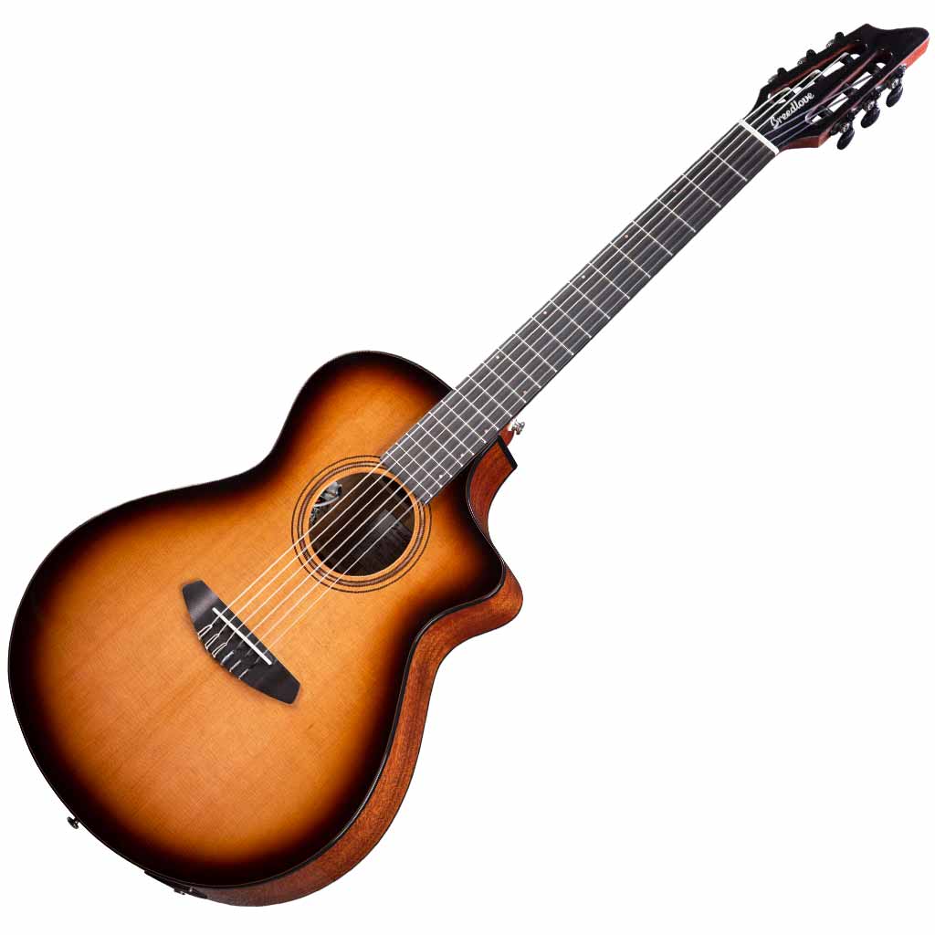 Breedlove Solo Pro Concert Edgeburst Nylon CE Acoustic Guitar