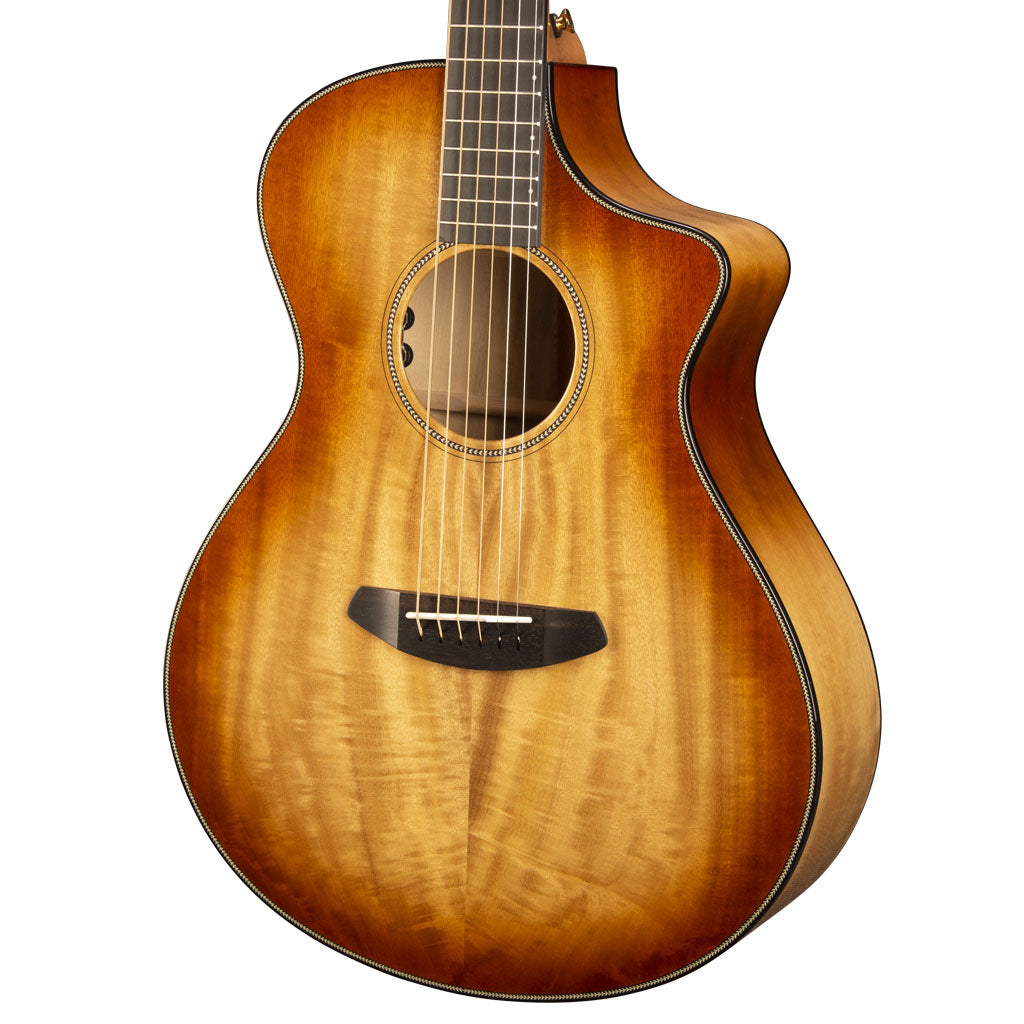 Breedlove Oregon Concert CE Cinnamon Burst All Myrtlewood Acoustic Electric Guitar