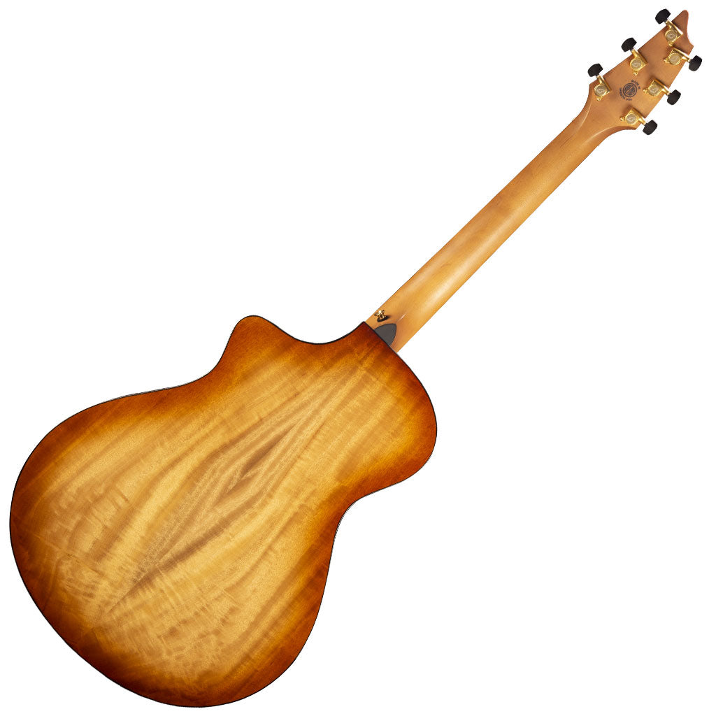 Breedlove Oregon Concert CE Cinnamon Burst All Myrtlewood Acoustic Electric Guitar