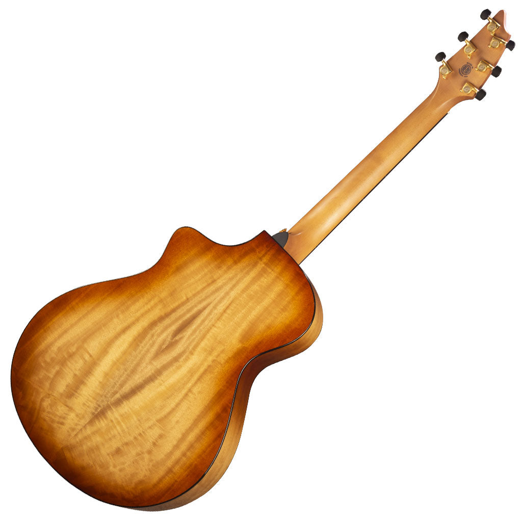 Breedlove Oregon Concert CE Cinnamon Burst All Myrtlewood Acoustic Electric Guitar