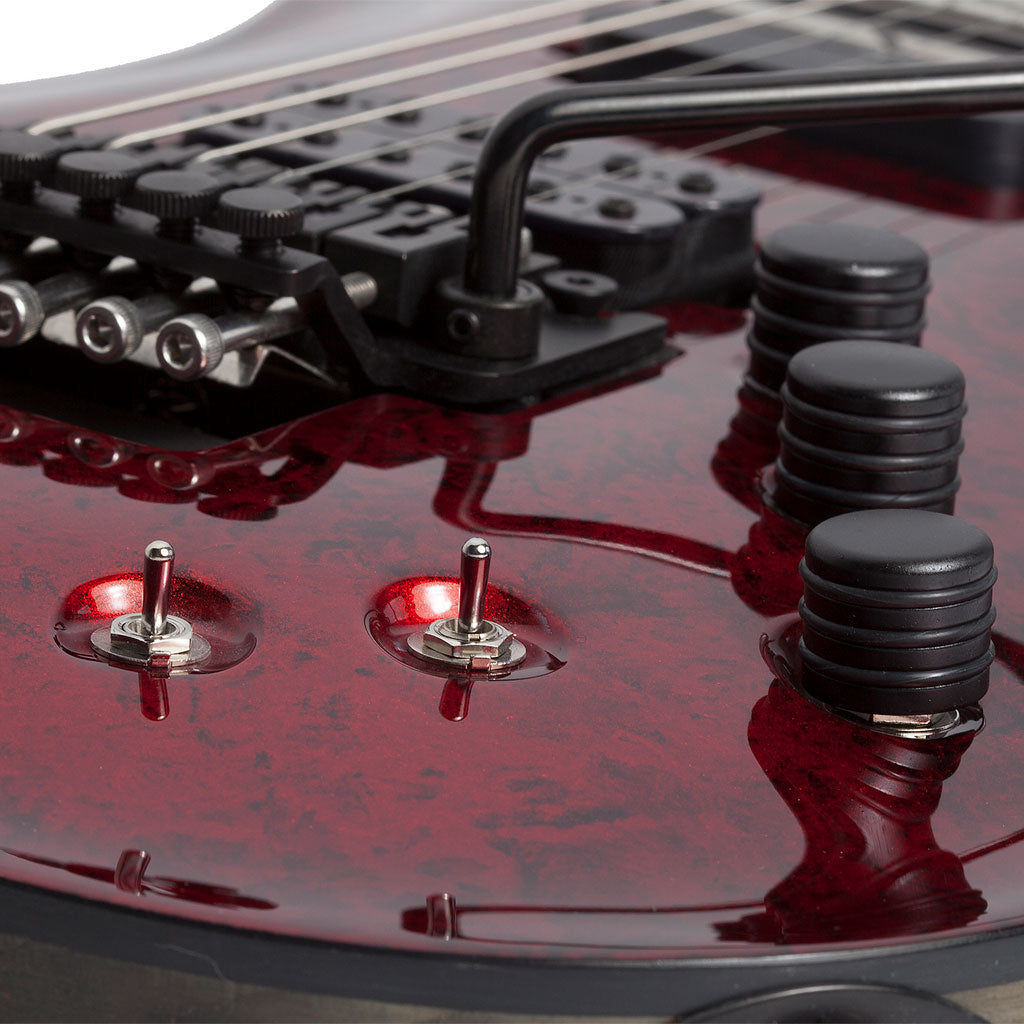 Schecter C-1 FR S Apocalypse Electric Guitar in Red Reign