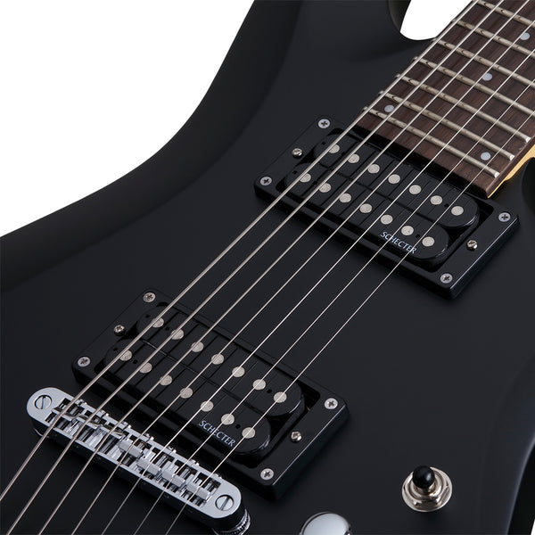 Schecter C-7 Deluxe Series 7-String Guitar - Satin Black Schecter 