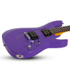 Schecter C-6 Deluxe Series Electric Guitar in Satin Dark Purple