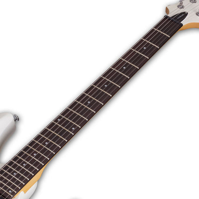 Schecter C-6 Deluxe Series Electric Guitar - Satin White