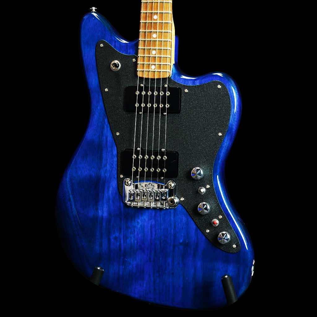 G&L CLF Research Doheny V12 Electric Guitar - Clear Blue