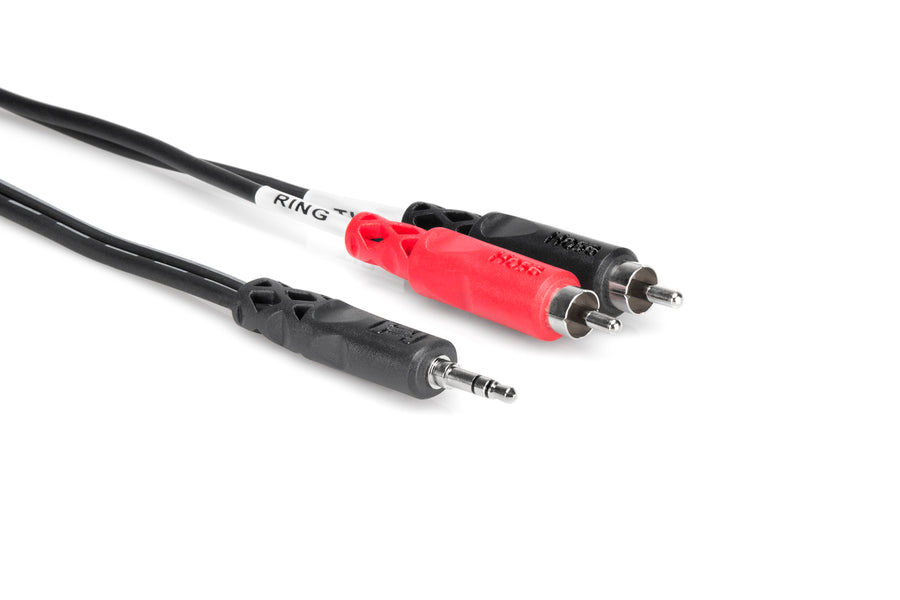 Hosa 6' Stereo Breakout Cable 3.5mm TRS to Dual RCA CMR-206