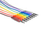 Hosa 8pk 3' Balanced Patch Cables 1/4" TRS to Same CSS-890
