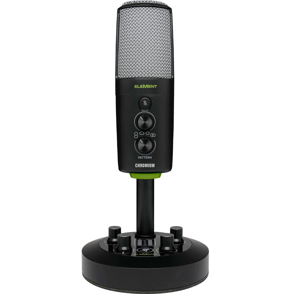 Mackie Chromium Premium USB Microphone w/Built-in 2 Channel Mixer