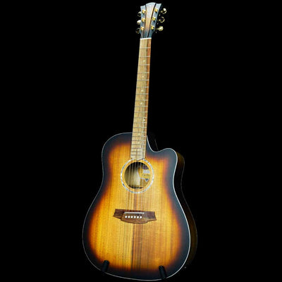 Cole Clark Fat Lady 2 Series EC All Solid Australian Blackwood Acoustic Electric Guitar - Sunburst