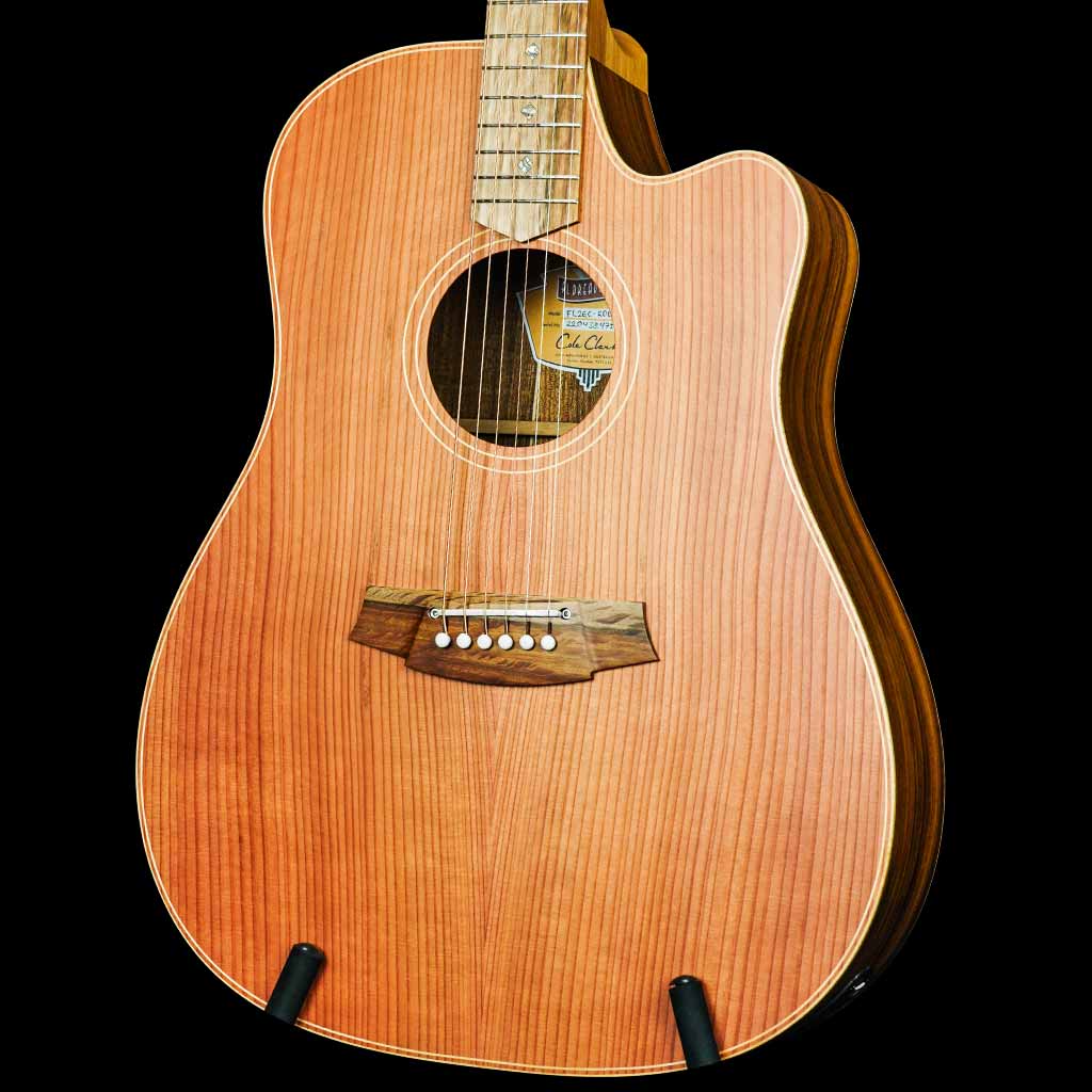 Cole Clark Fat Lady 2 Series EC Redwood and Blackwood Acoustic Electric Guitar