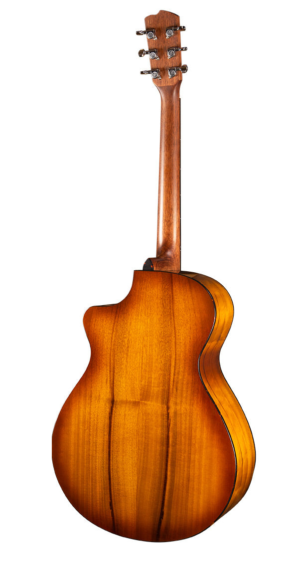 Breedlove Pursuit Exotic Concerto CE Prairie Burst All Myrtlewood Acoustic Electric Guitar