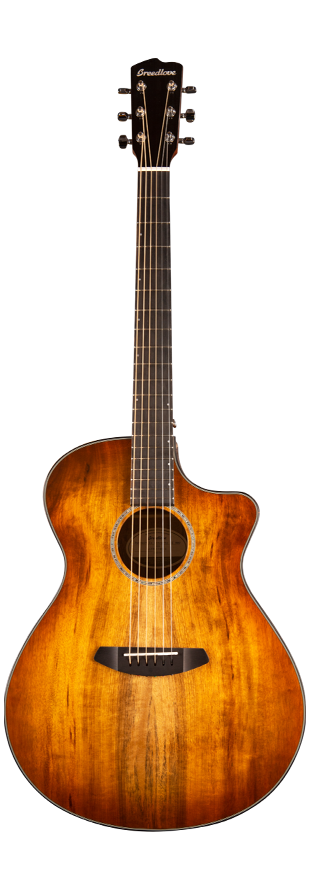 Breedlove Pursuit Exotic Concerto CE Prairie Burst All Myrtlewood Acoustic Electric Guitar