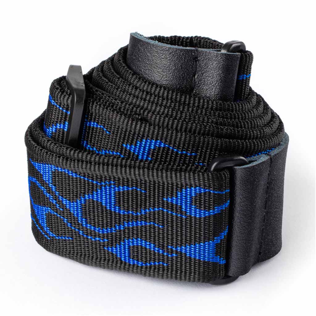 Dunlop Classic Flambe Blue Strap