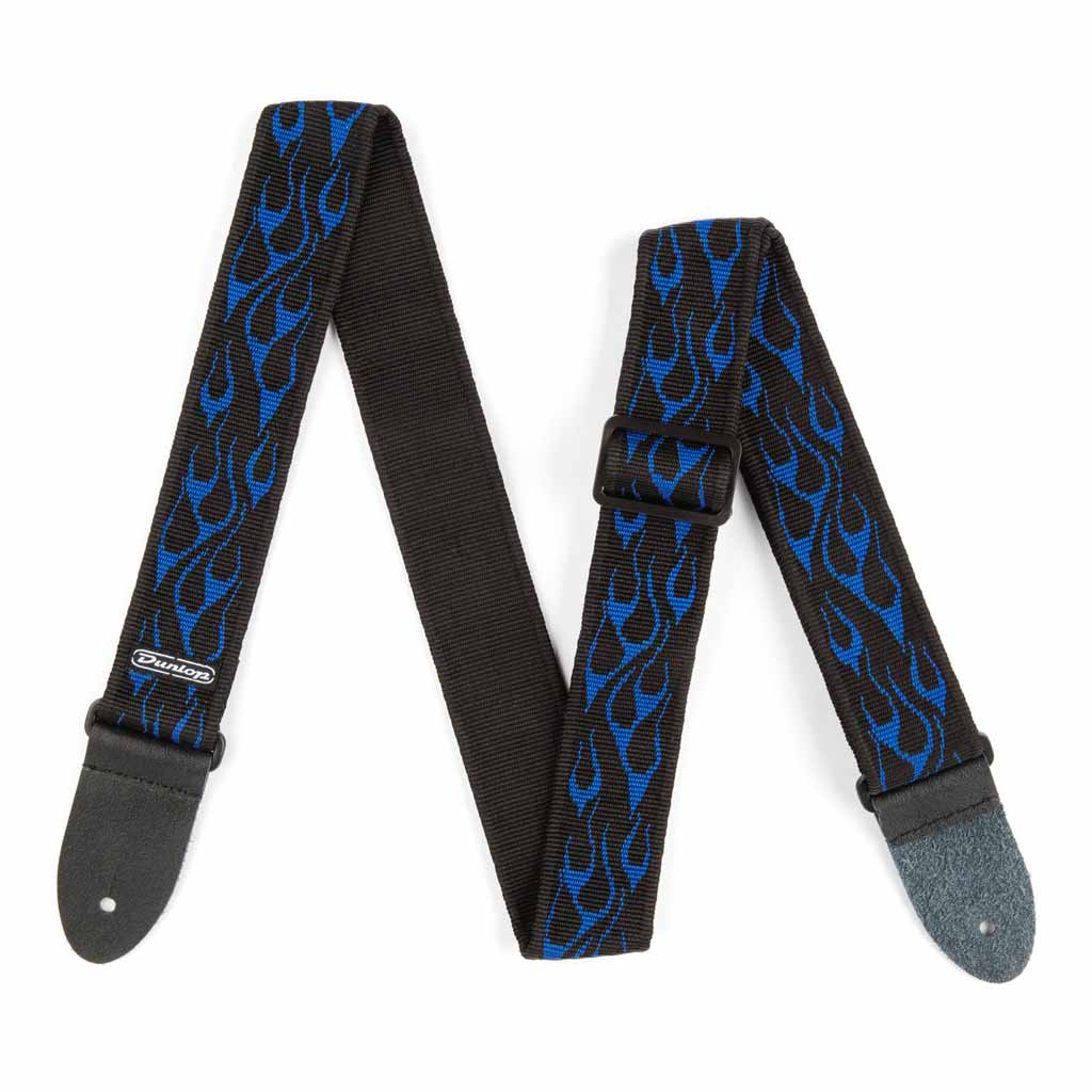 Dunlop Classic Flambe Blue Strap